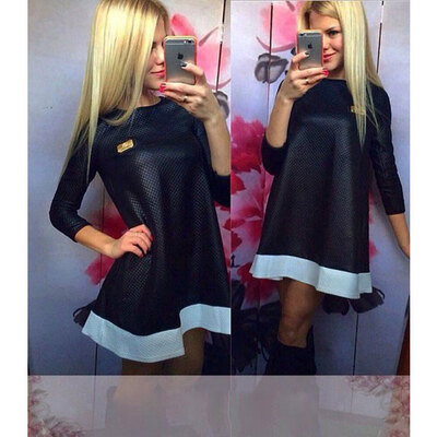 Lovaru ™New 2015 fashion autumn winter dress new fashion dress elegent dress women casual mini patchwork dress
Lovaru ™New 2015 fashion autumn winter dress new fashion dress elegent dress women casual mini patchwork dress