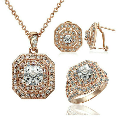 Yoursfs® Vintage Ruby Necklace and Earring and Ring Sets 18K Rose Gold Plated Используется австрийский кристалл
Yoursfs® Vintage Ruby Necklace and Earring and Ring Sets 18K Rose Gold Plated Используется австрийский кристалл