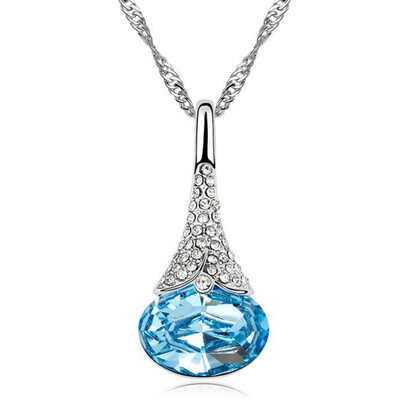 Waterdrop Pendants Crystal from Austrian Elements High Quality Crystal Necklace Women For Wedding 8422
Waterdrop Pendants Crystal from Austrian Elements High Quality Crystal Necklace Women For Wedding 8422