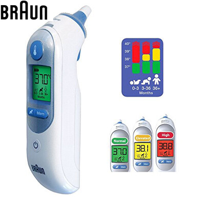 Braun Ear Thermometer Baby IRT6520 Digital LCD Body Accurate Fever Temperature Measurement Lens Filter Family Health Care
Braun Ear Thermometer Baby IRT6520 Digital LCD Body Accurate Fever Temperature Measurement Lens Filter Family Health Care