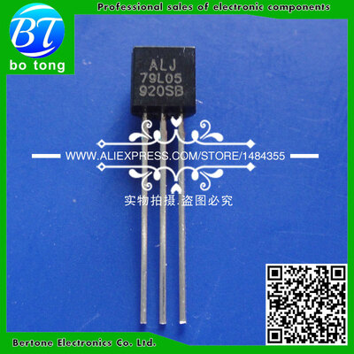 Free Shipping 100pcs WS79L05 79L05 100mA -5V TO-92 Voltage Regulator Negative
Free Shipping 100pcs WS79L05 79L05 100mA -5V TO-92 Voltage Regulator Negative