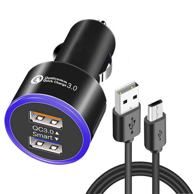 Guangshun car charger QC30 car charger with two large current dual USB car charger car phone tablet navigation charger QC30
Guangshun car charger QC30 car charger with two large current dual USB car charger car phone tablet navigation charger QC30