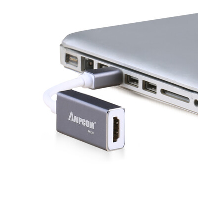 An Pukang AMPCOM DP to HDMI female adapter Apple MacBook 4K Ultra HD Converter Thunderbolt Interface Laptop Connector AMDHGD4K Champagne Gold
An Pukang AMPCOM DP to HDMI female adapter Apple MacBook 4K Ultra HD Converter Thunderbolt Interface Laptop Connector AMDHGD4K Champagne Gold