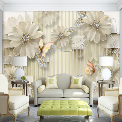 Papel De Parede 3D Paisagem European Style 3D Stereoscopic Jewelry Diamond Flower Wallpaper Living Room Luxury Home Decor Murals
Papel De Parede 3D Paisagem European Style 3D Stereoscopic Jewelry Diamond Flower Wallpaper Living Room Luxury Home Decor Murals