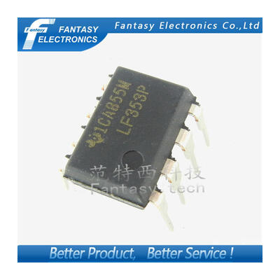50PCS LF353P DIP8 JFET-INPUT DUAL OPERATIONAL AMPLIFIER LF353 DIP free shipping