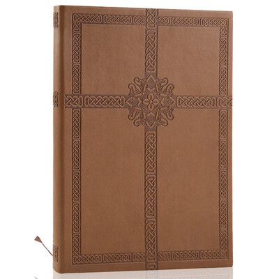 Guangbo GuangBo 25K120 Zhang Fu ancient leather surface note book diary Celtic culture brown HGB01403
Guangbo GuangBo 25K120 Zhang Fu ancient leather surface note book diary Celtic culture brown HGB01403