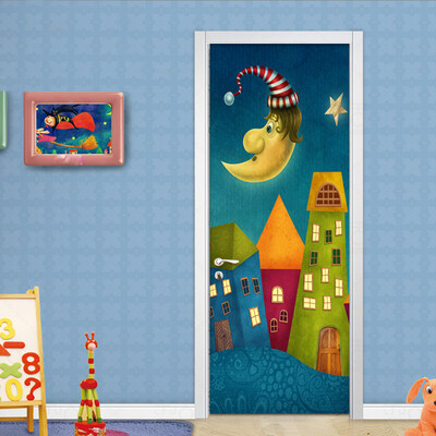 3D Cartoon Castle Kids Room Mural Wallpaper PVC Self-Adhesive Door Sticker Creative DIY Home Decor Papel De Parede 77cmx200cm
3D Cartoon Castle Kids Room Mural Wallpaper PVC Self-Adhesive Door Sticker Creative DIY Home Decor Papel De Parede 77cmx200cm