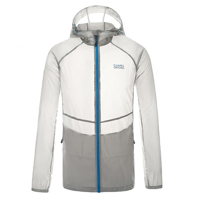 Camel outdoor skin clothing male&female models skin windbreaker thin sports jacket male P6S214707 light blue
Camel outdoor skin clothing male&female models skin windbreaker thin sports jacket male P6S214707 light blue