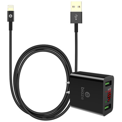 Комплект зарядного устройства Biaz (BIAZE) Двойной USB цифровой дисплей Зарядное устройство + Позолоченный Apple 8/7 / 6s Plus Кабель данных 1.2m Черный M16 + K26
Комплект зарядного устройства Biaz (BIAZE) Двойной USB цифровой дисплей Зарядное устройство + Позолоченный Apple 8/7 / 6s Plus Кабель данных 1.2m Черный M16 + K26