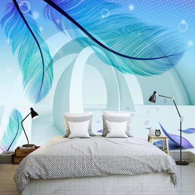 Custom Photo Wallpaper Modern Simple Fashion 3D Stereo Space Blue Feather Creative Art Mural Paintings Wallpaper Living Room
Custom Photo Wallpaper Modern Simple Fashion 3D Stereo Space Blue Feather Creative Art Mural Paintings Wallpaper Living Room