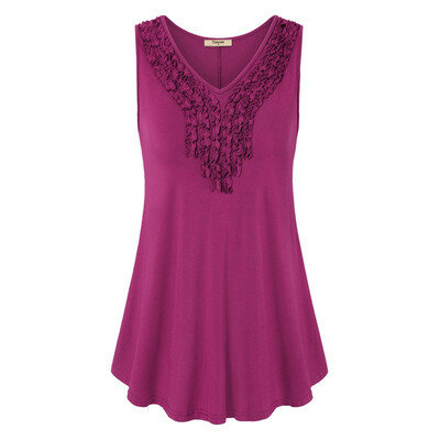 2018 Summer Vintage Applisques Sleeveless Women Tunic Top Solid Tee Fold V-Neck Loose Knitted Female Tank Women Vest Tee Shirt
2018 Summer Vintage Applisques Sleeveless Women Tunic Top Solid Tee Fold V-Neck Loose Knitted Female Tank Women Vest Tee Shirt