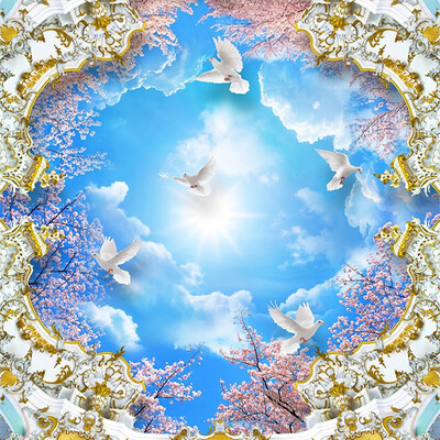 Европейский стиль Синее небо Черри Блоссом Фото обои 3D Стерео потолок Mural Гостиная Пейзаж Обои Бумага Главная Декор
Европейский стиль Синее небо Черри Блоссом Фото обои 3D Стерео потолок Mural Гостиная Пейзаж Обои Бумага Главная Декор