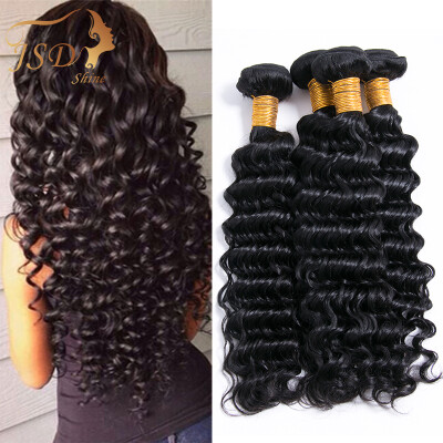 JSDShine Hair Products 7A Brazilian Virgin Hair Deep Wave 3 Bundles Unprocessed Human Hair Bundles Virgin Hair Natural Black Color
JSDShine Hair Products 7A Brazilian Virgin Hair Deep Wave 3 Bundles Unprocessed Human Hair Bundles Virgin Hair Natural Black Color
