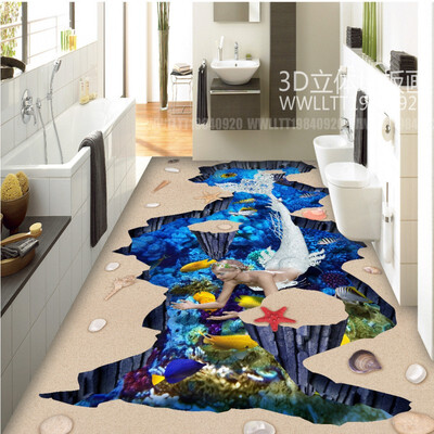 Free Shipping Custom Mermaid underwater world outdoor 3D flooring sticker wallpaper adhesive waterproof floor mural 250cmx 200cm
Free Shipping Custom Mermaid underwater world outdoor 3D flooring sticker wallpaper adhesive waterproof floor mural 250cmx 200cm