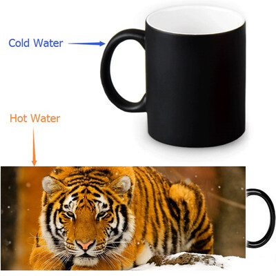 Tiger 350ml12oz Heat Reveal Mug Color Change Coffee Cup Sensitive Morphing Mugs Magic Mug Milk Tea Cups
Tiger 350ml12oz Heat Reveal Mug Color Change Coffee Cup Sensitive Morphing Mugs Magic Mug Milk Tea Cups