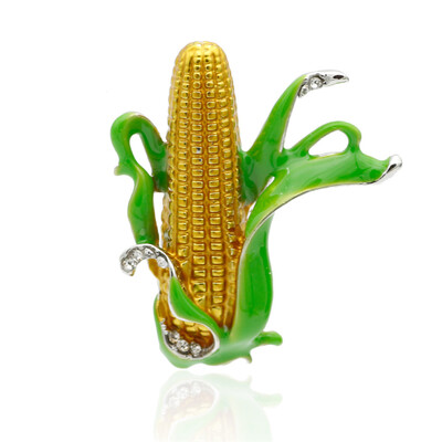 Cute Golden Corn Cob Brooch Pins Women Festival Enamel Brooches Jewelry Farmer Agricultural Bumper Crops Badge Demeter Goddess
Cute Golden Corn Cob Brooch Pins Women Festival Enamel Brooches Jewelry Farmer Agricultural Bumper Crops Badge Demeter Goddess
