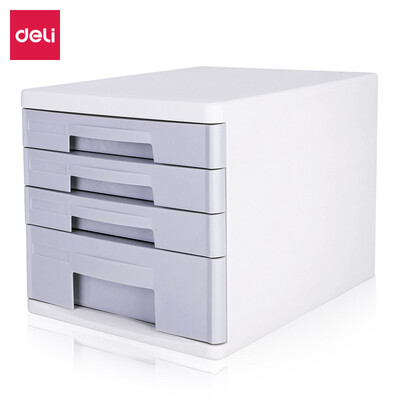 Deli deli four-tier drawer desktop file cabinet information cabinet light gray 9761
Deli deli four-tier drawer desktop file cabinet information cabinet light gray 9761
