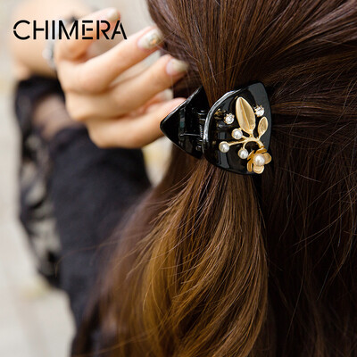Chimera Hair Accessories Headdress Floral Leaf Plate Medium Hairpin Hair Scratch Grip Top Hair Clip Black
Chimera Hair Accessories Headdress Floral Leaf Plate Medium Hairpin Hair Scratch Grip Top Hair Clip Black