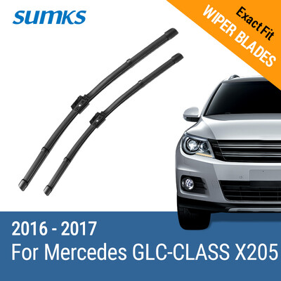 SUMKS Wiper Blades for Mercedes GLC-CLASS X205 24"&19" 2016 2017 only suitable to left hand drive country
SUMKS Wiper Blades for Mercedes GLC-CLASS X205 24"&19" 2016 2017 only suitable to left hand drive country