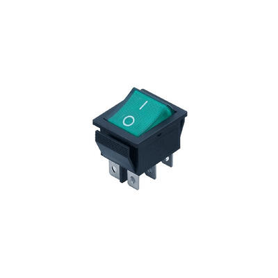 10pcs DPDT Green Indicator Light 6 Pin Rocker Switch 
10pcs DPDT Green Indicator Light 6 Pin Rocker Switch