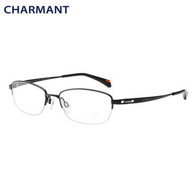 CHARMANT Chamon glasses frames for men&women business series half frame black glasses frame CH10297 BK 53mm 
CHARMANT Chamon glasses frames for men&women business series half frame black glasses frame CH10297 BK 53mm