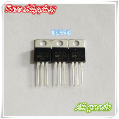 20PCS free shipping IRF540NPBF IRF540N IRF540 TO-220 100V 33A MOS transistor N channel new original
20PCS free shipping IRF540NPBF IRF540N IRF540 TO-220 100V 33A MOS transistor N channel new original