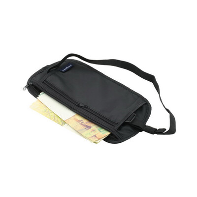 Travel Pouch Hidden Zippered Waist Compact Security Money Waist Belt Bag