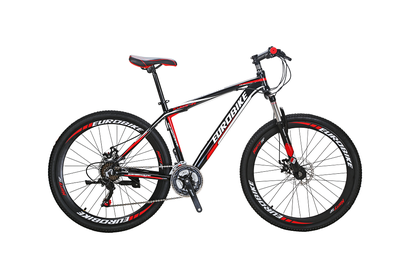 275" Mountain Bike Aluminium Frame Shimano 21 Speed Daul DIsc Brakes Bicycle Front Suspension MTB
275" Mountain Bike Aluminium Frame Shimano 21 Speed Daul DIsc Brakes Bicycle Front Suspension MTB