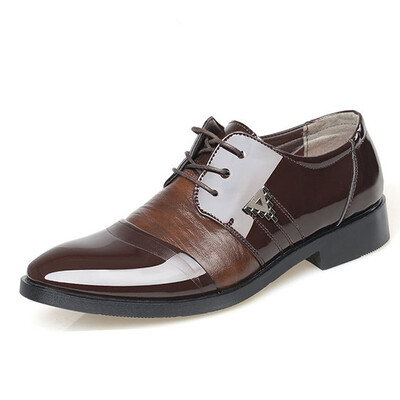Men New Dress Shoes Spring Business Oxfords Lace-up Flats Shoes Fashion Large Size Single Wedding Shoes Leather Shoes Wholesale
Men New Dress Shoes Spring Business Oxfords Lace-up Flats Shoes Fashion Large Size Single Wedding Shoes Leather Shoes Wholesale