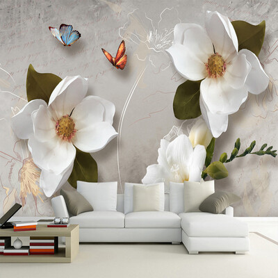 Custom Mural Wallpaper 3D Stereo Relief Flowers Butterfly Fresco Modern Simple Living Room TV Sofa Background Wall Paper For 3 D
Custom Mural Wallpaper 3D Stereo Relief Flowers Butterfly Fresco Modern Simple Living Room TV Sofa Background Wall Paper For 3 D
