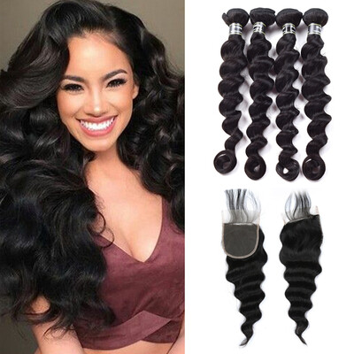 Amazing Star Loose Wave with Closure Brazilian Hair Bundles with Closure Loose Wave Human Hair Bundles with Closure Double Weft
Amazing Star Loose Wave with Closure Brazilian Hair Bundles with Closure Loose Wave Human Hair Bundles with Closure Double Weft