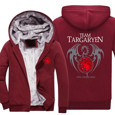 2018 New Thickness Game of Thrones House Targaryen Jacket Sweatshirts Thicken Hoodie Zipper Coat USA size
2018 New Thickness Game of Thrones House Targaryen Jacket Sweatshirts Thicken Hoodie Zipper Coat USA size