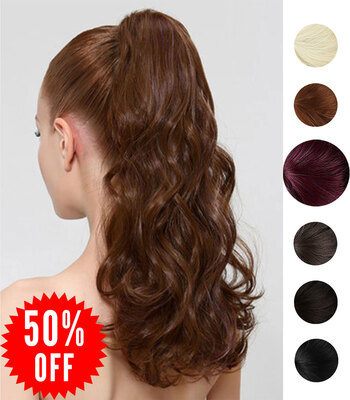 Rhyme Wine Red 16 85g Curly Ponytail Wig Wrap Around Synthetic Hair Clip in Hair Extensions Long Natural Wavy Hair piece Pony Tai
Rhyme Wine Red 16 85g Curly Ponytail Wig Wrap Around Synthetic Hair Clip in Hair Extensions Long Natural Wavy Hair piece Pony Tai