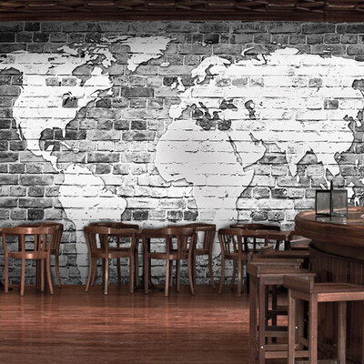 3D photo wallpaper Gray cement brick wall wallpaper living room clothing store personality retro wallpaper world map mural
3D photo wallpaper Gray cement brick wall wallpaper living room clothing store personality retro wallpaper world map mural