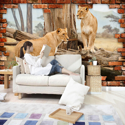Photo Wallpaper Modern Creative Animal Lions Broken Wall Mural Living Room TV Sofa Backdrop Wall Fresco Papel De Parede 3D Sala
Photo Wallpaper Modern Creative Animal Lions Broken Wall Mural Living Room TV Sofa Backdrop Wall Fresco Papel De Parede 3D Sala