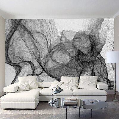 Custom Photo Non-woven Wallpaper Modern Abstract Art Black And White Stripes Lines Waves Living Room TV Background Wall Painting
Custom Photo Non-woven Wallpaper Modern Abstract Art Black And White Stripes Lines Waves Living Room TV Background Wall Painting