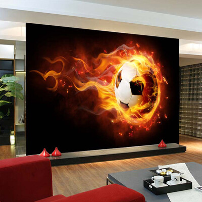 Custom Photo Wallpaper Large Mural 3D Stereo Football Fire Mural KTV Bar Cafe Living Room Wall Paper Roll Papel De Parede 3D
Custom Photo Wallpaper Large Mural 3D Stereo Football Fire Mural KTV Bar Cafe Living Room Wall Paper Roll Papel De Parede 3D