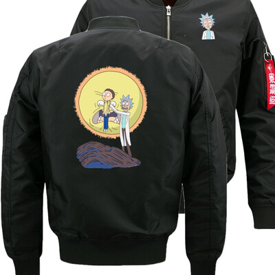Rick&Morty sun Bomber Flight Flying Jacket Winter thicken Warm Zipper Men Jackets Anime Mens Casual Coat
Rick&Morty sun Bomber Flight Flying Jacket Winter thicken Warm Zipper Men Jackets Anime Mens Casual Coat