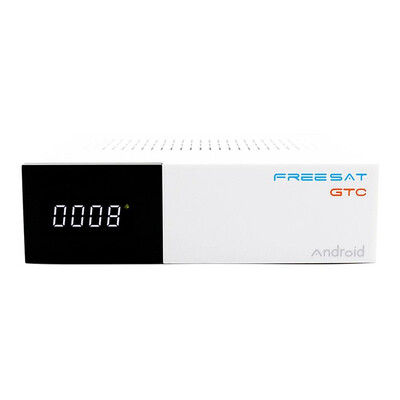 Freesat GTC Android + DVB-S2 / T2 / C + ISDB-T Android 6.0 Amlogic S905D 2GB / 16GB TV BOX KODI WIFI Bluetooth
Freesat GTC Android + DVB-S2 / T2 / C + ISDB-T Android 6.0 Amlogic S905D 2GB / 16GB TV BOX KODI WIFI Bluetooth