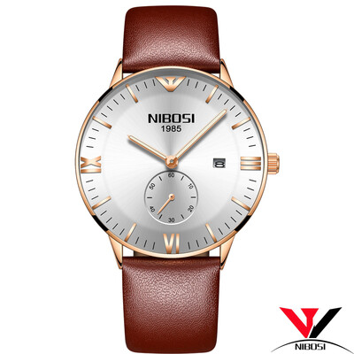 Fashionable Simple Waterproof Watches NIBOSI Wrist Watch Leather Strap Genuine Quartz Wristwatch Brand Men Watch Luxury Casual
Fashionable Simple Waterproof Watches NIBOSI Wrist Watch Leather Strap Genuine Quartz Wristwatch Brand Men Watch Luxury Casual