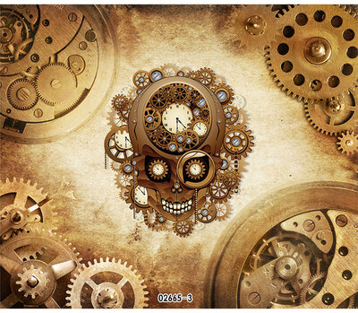 3D photo wallpaper Vintage mechanical skull clock large mural bar KTV background wallpaper theme restaurant wallpaper
3D photo wallpaper Vintage mechanical skull clock large mural bar KTV background wallpaper theme restaurant wallpaper