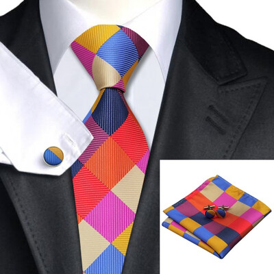 N-0216 Vogue Men Silk Tie Set Plaids&Check Necktie Handkerchief Cufflinks Set Ties For Men Formal Wedding Business wholesale
N-0216 Vogue Men Silk Tie Set Plaids&Check Necktie Handkerchief Cufflinks Set Ties For Men Formal Wedding Business wholesale