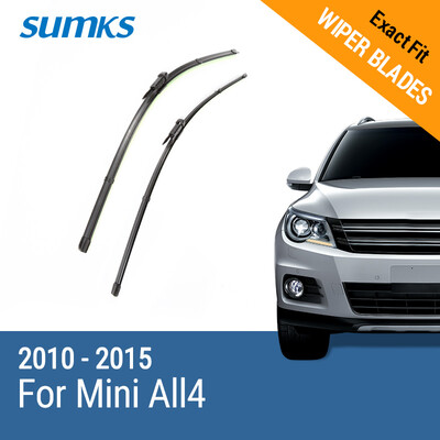 SUMKS Wiper Blades for Mini All4 20"&19" Fit Pinch Tab Arms 2010 2011 2012 2013 2014 2015
SUMKS Wiper Blades for Mini All4 20"&19" Fit Pinch Tab Arms 2010 2011 2012 2013 2014 2015
