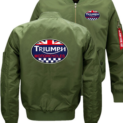 triumph motorcycles Bomber Flight Flying Jacket Winter thicken Warm Zipper Men Jackets Anime Mens Casual Coat
triumph motorcycles Bomber Flight Flying Jacket Winter thicken Warm Zipper Men Jackets Anime Mens Casual Coat