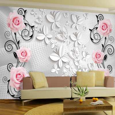Custom 3D Modern Minimalist Photo Wallpaper Murals For Living Room Three-dimensional Rose Wall Mural Paper Papel De Parede 3D
Custom 3D Modern Minimalist Photo Wallpaper Murals For Living Room Three-dimensional Rose Wall Mural Paper Papel De Parede 3D