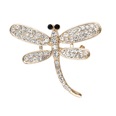 Fashion Women Insect Dragonfly Brooches Pins Gold Color Trendy Rhinestone Jewelry Crystal Brooch Broches Hijab Scarf Lapel Pins
Fashion Women Insect Dragonfly Brooches Pins Gold Color Trendy Rhinestone Jewelry Crystal Brooch Broches Hijab Scarf Lapel Pins