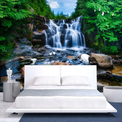 Custom Chinese Wallpaper Murals Natural Landscape Waterfalls Stone Crane Wall Mural 3D HD Photography Living Room TV Wall Papers
Custom Chinese Wallpaper Murals Natural Landscape Waterfalls Stone Crane Wall Mural 3D HD Photography Living Room TV Wall Papers