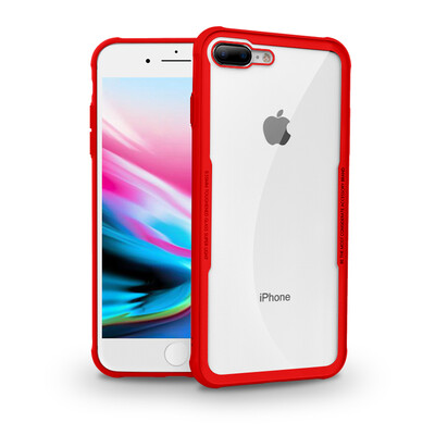 iphone 7plus Mobile Shell iPhone7 / 8plus Обложка iphone Закаленное стекло Shell Red