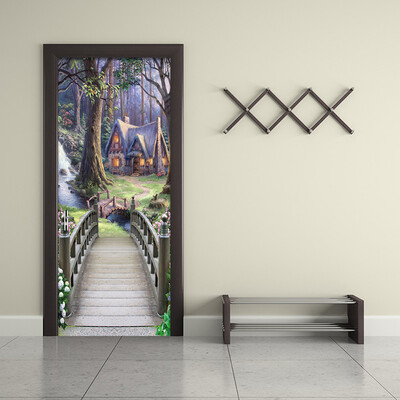 PVC Self Adhesive 3D Wallpaper Fairy Forest Photo Wall Mural Door Sticker Living Room Bedroom Home Decor Sticker 77cm x 200cm
PVC Self Adhesive 3D Wallpaper Fairy Forest Photo Wall Mural Door Sticker Living Room Bedroom Home Decor Sticker 77cm x 200cm
