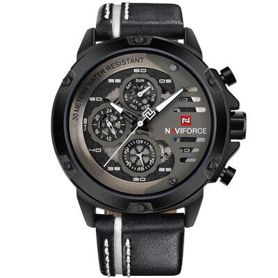 NAVIFORCE Mens Watches Top Brand Luxury Waterproof 24 hour Date Quartz Watch Man Leather Sport Wrist Watch Men Waterproof Clock
NAVIFORCE Mens Watches Top Brand Luxury Waterproof 24 hour Date Quartz Watch Man Leather Sport Wrist Watch Men Waterproof Clock